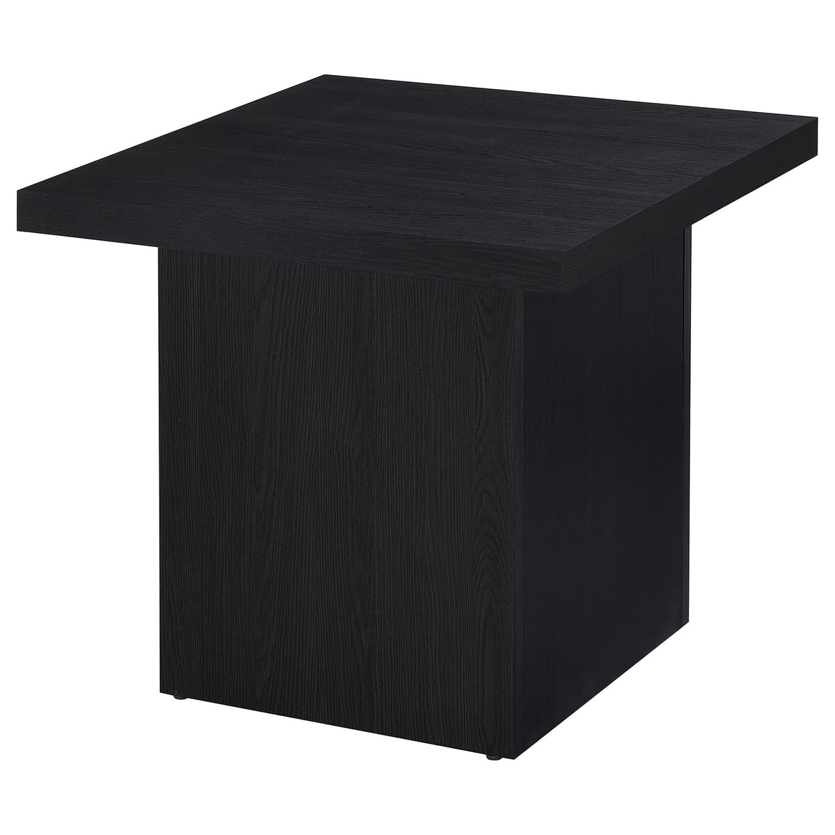 Devar 3-piece Square Cocktail Coffee End Table Set Black