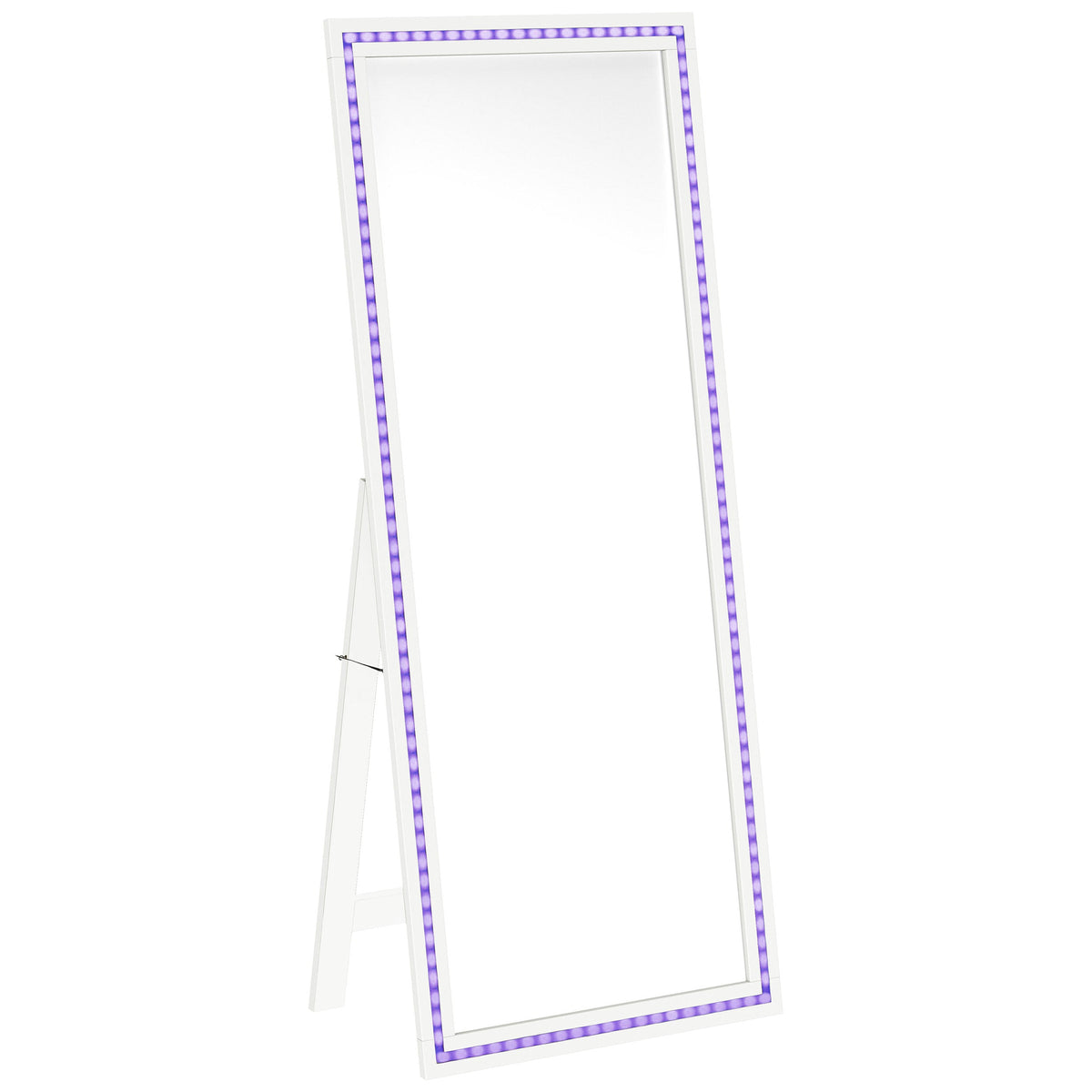Windrose 28 x 67 Inch Tempered LED Standing Mirror