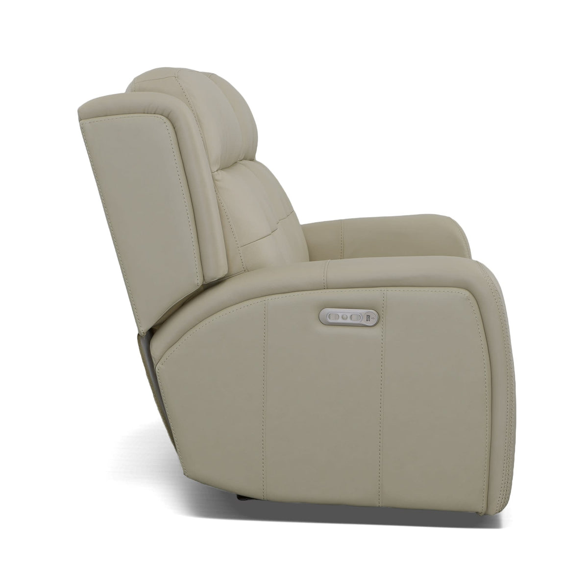 Flexsteel Grant Power Reclining Loveseat with Power Headrests