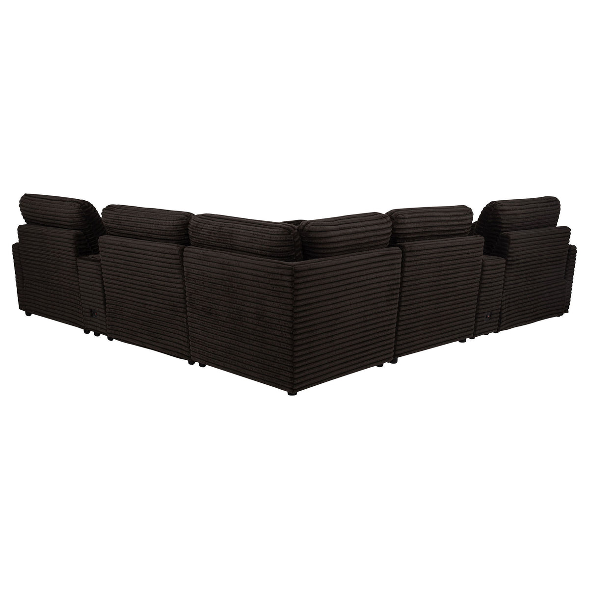 Collins 7-piece Modular Power Reclining Sectional Chocolate Brown