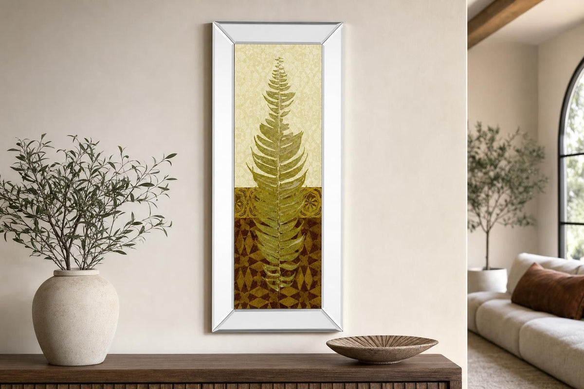 Tropical Frond II By Alonzo Saunders - Light Brown