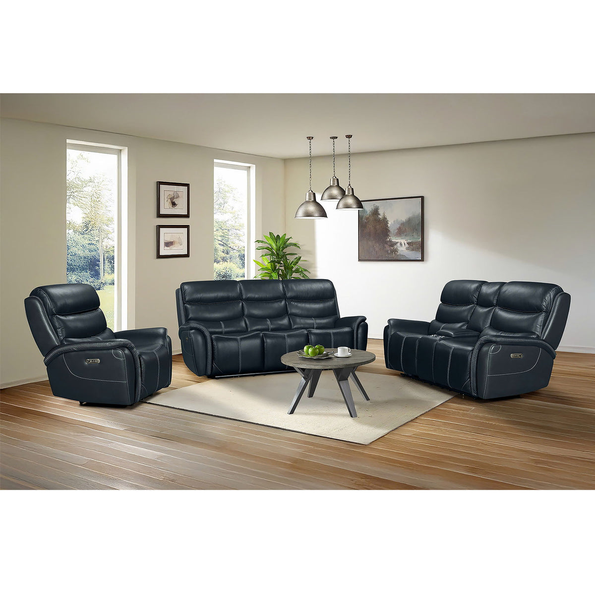 Aruba - Power Motion Loveseat With Power Headrest And Console