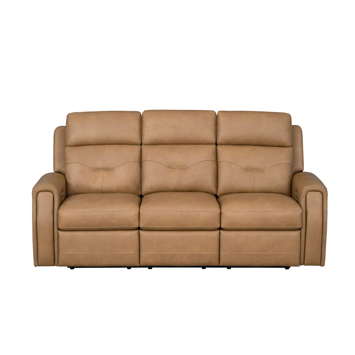 Flexsteel Felix Power Reclining Sofa with Power Headrest, Lumbar, Heat & Massage