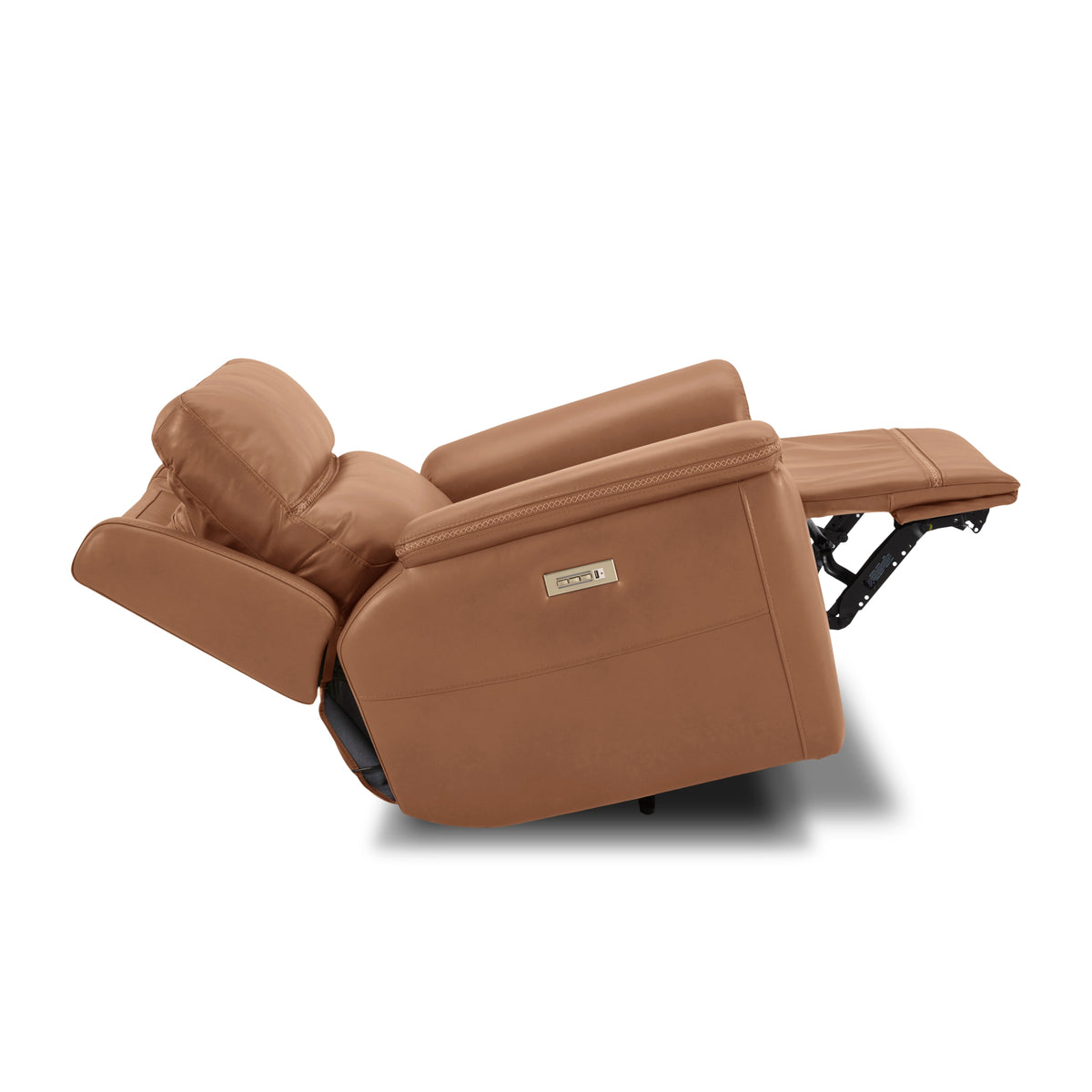 Flexsteel Sawyer Power Recliner with Power Headrest & Lumbar