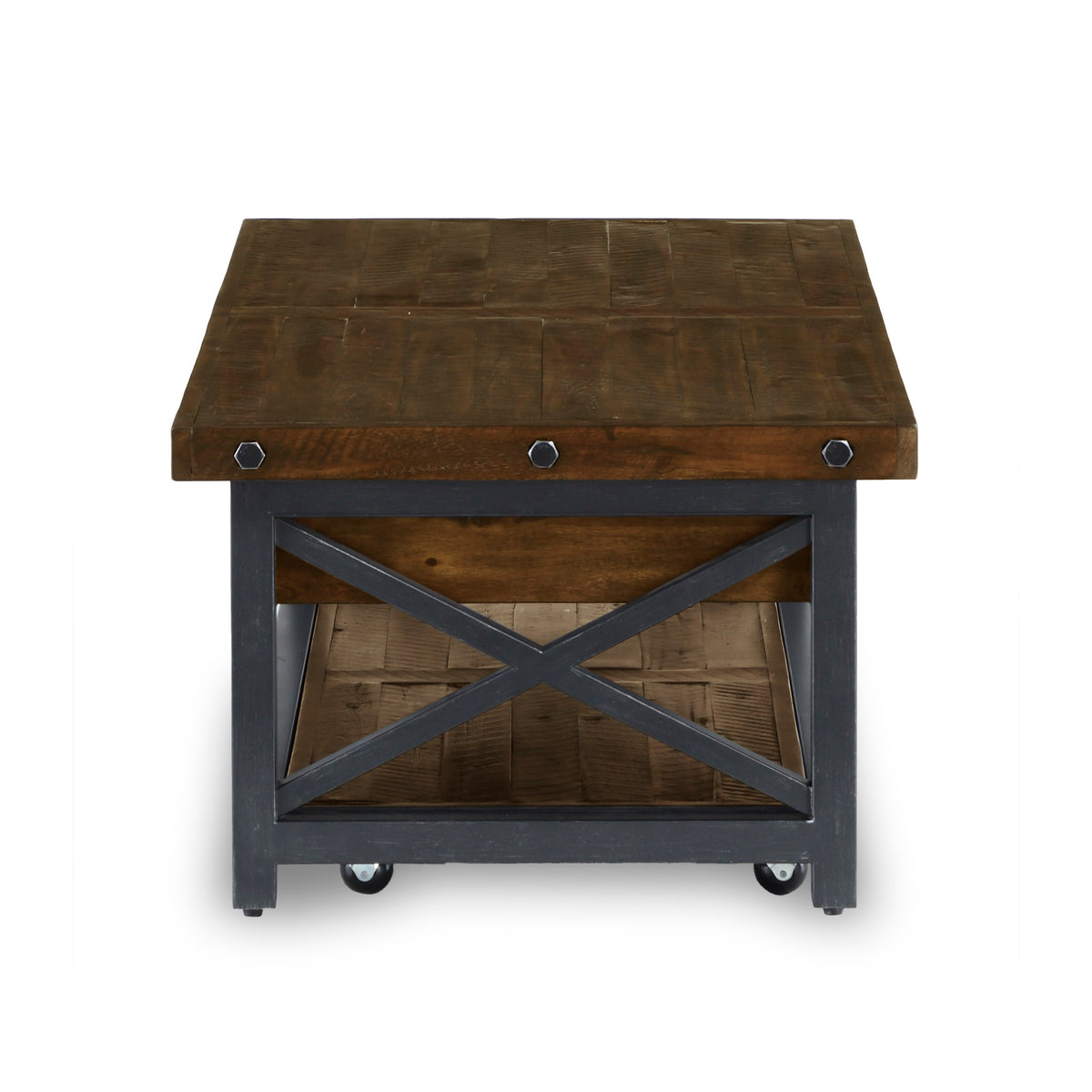 Flexsteel Carpenter Rectangular Lift-Top Coffee Table with Casters