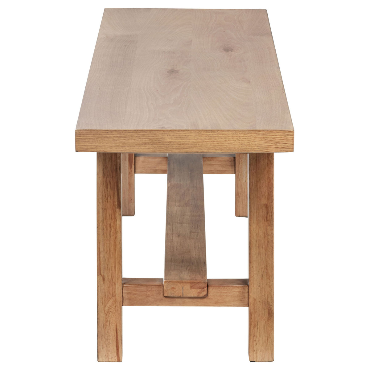 Middleton 60-inch Wood Backless Dining Bench Natural Brown