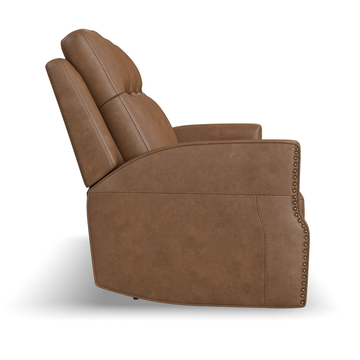 Flexsteel Maxwell Power Reclining Sofa with Power Headrests and Lumbar
