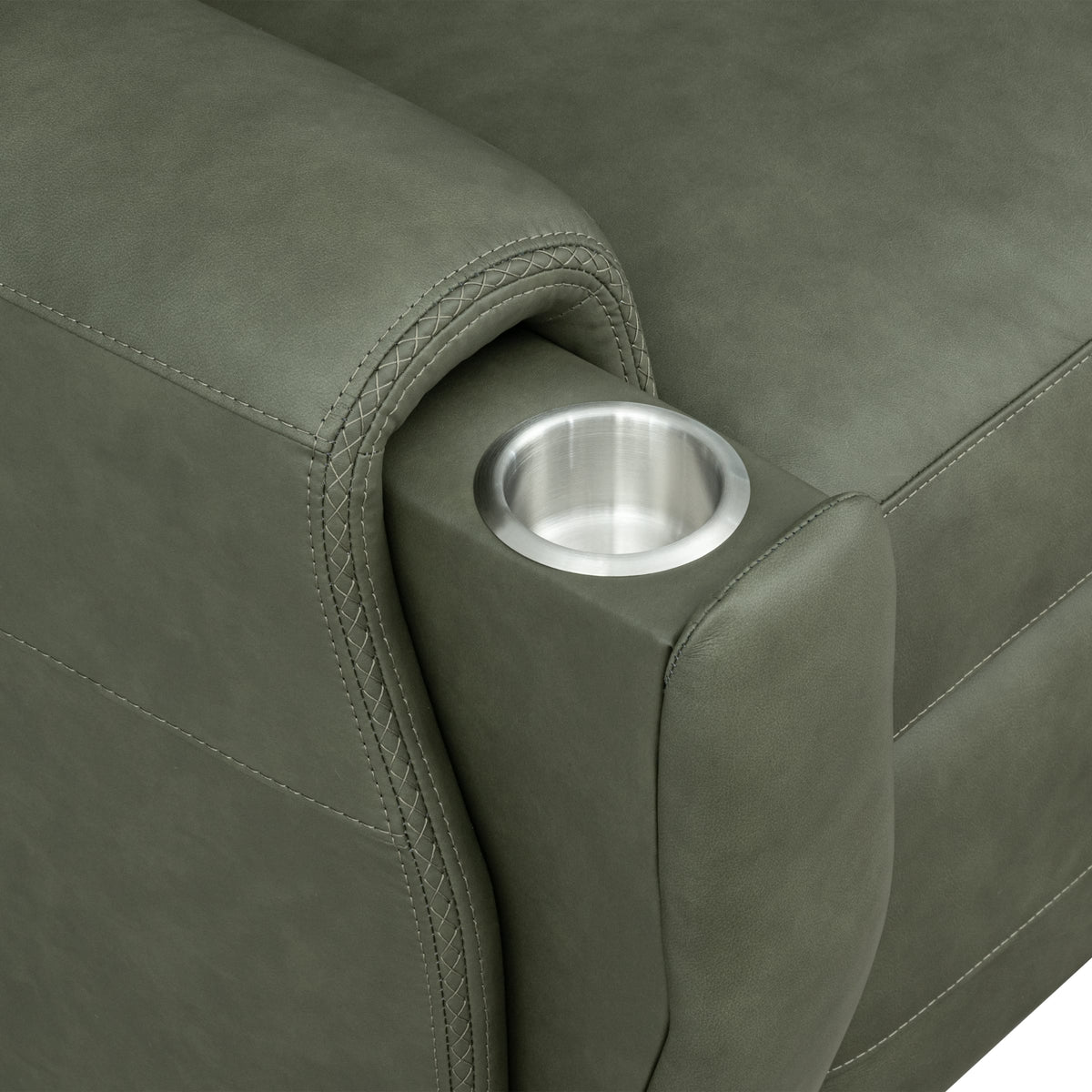 Flexsteel Felix Power Recliner with Power Headrest, Lumbar, Heat & Massage