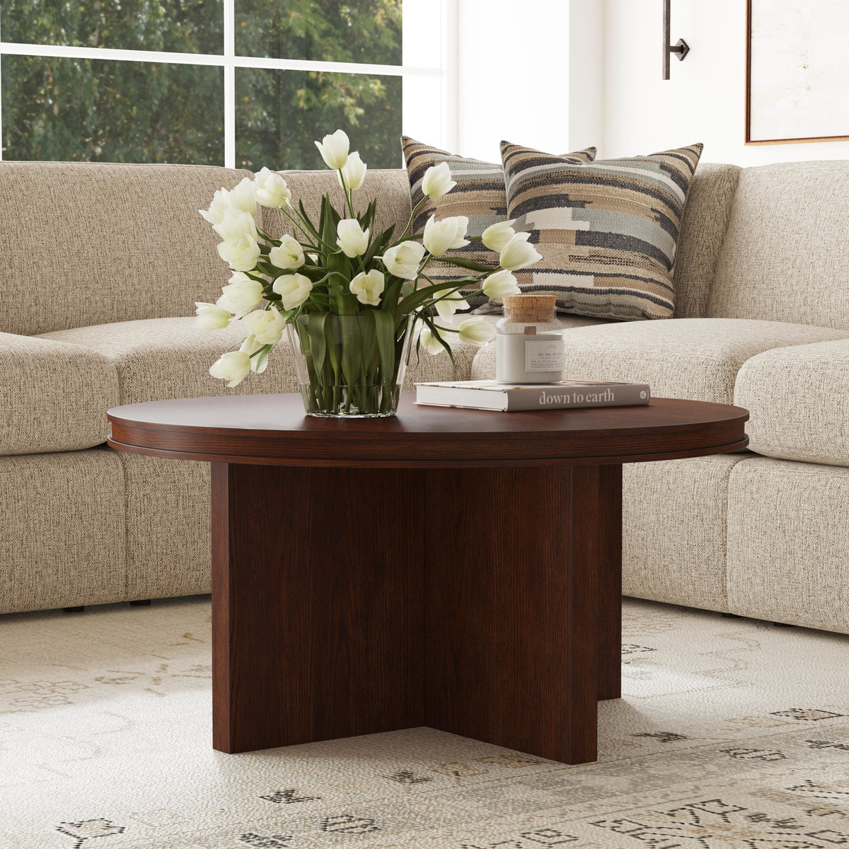 Flexsteel Waterfall Round Coffee Table
