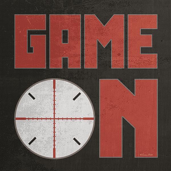 Game On By Susan Ball (Framed Small) - Red