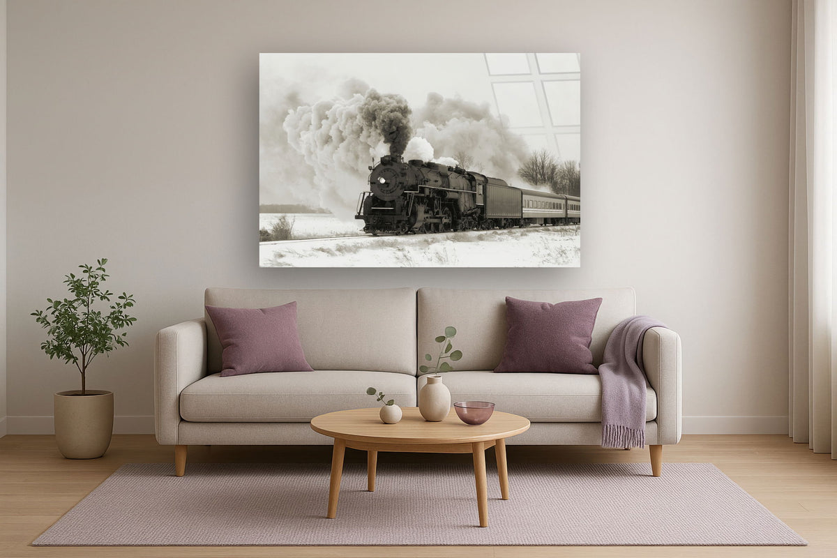 Tempered Glass Plus Foil Train - Gray
