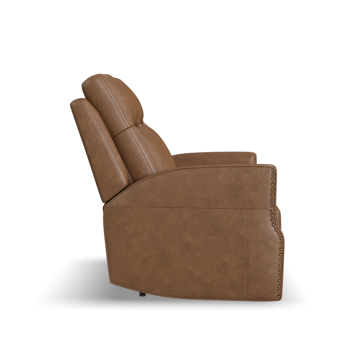 Flexsteel Maxwell Power Reclining Loveseat with Power Headrests and Lumbar