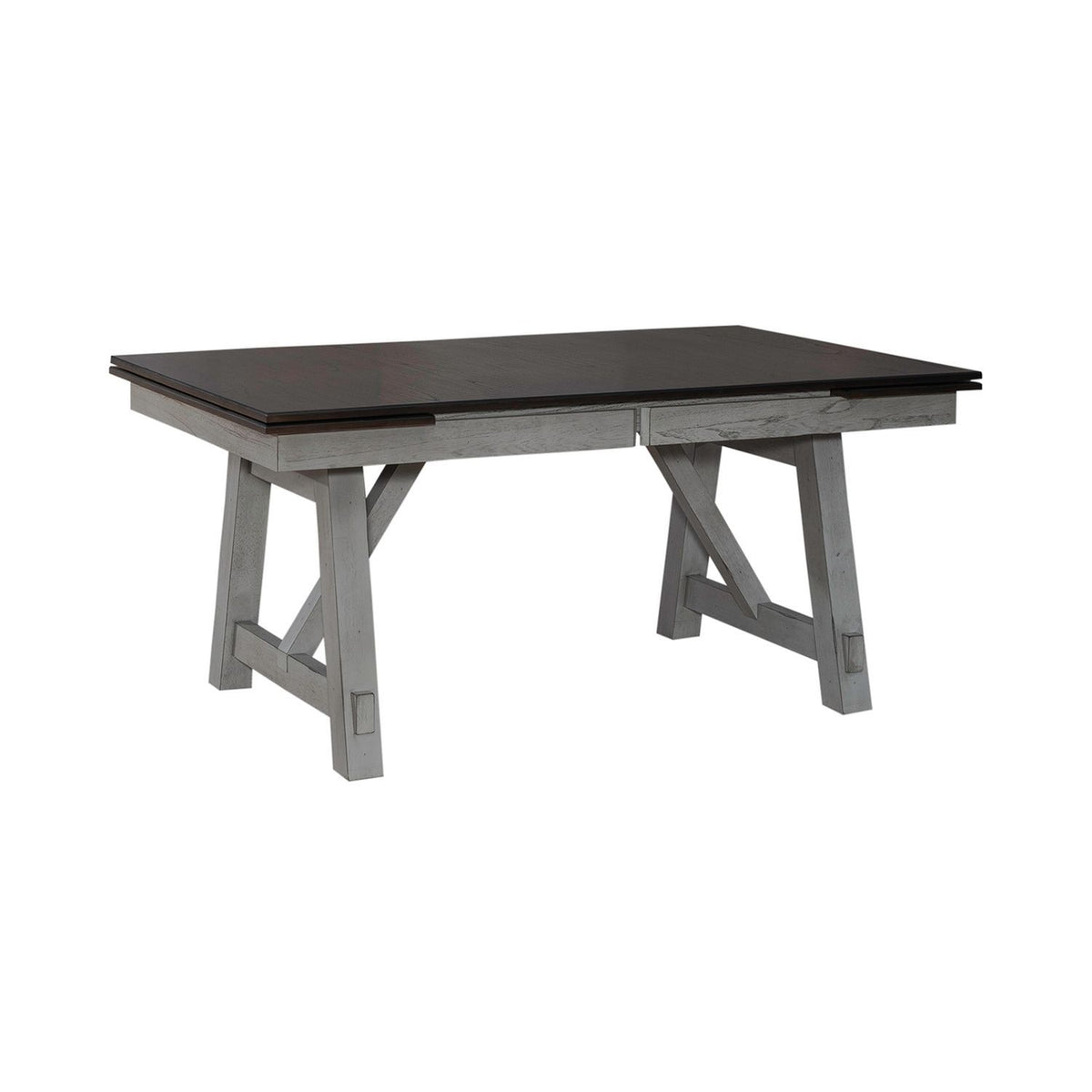 Newport - Trestle Table - Smokey Gray / Carbon Gray