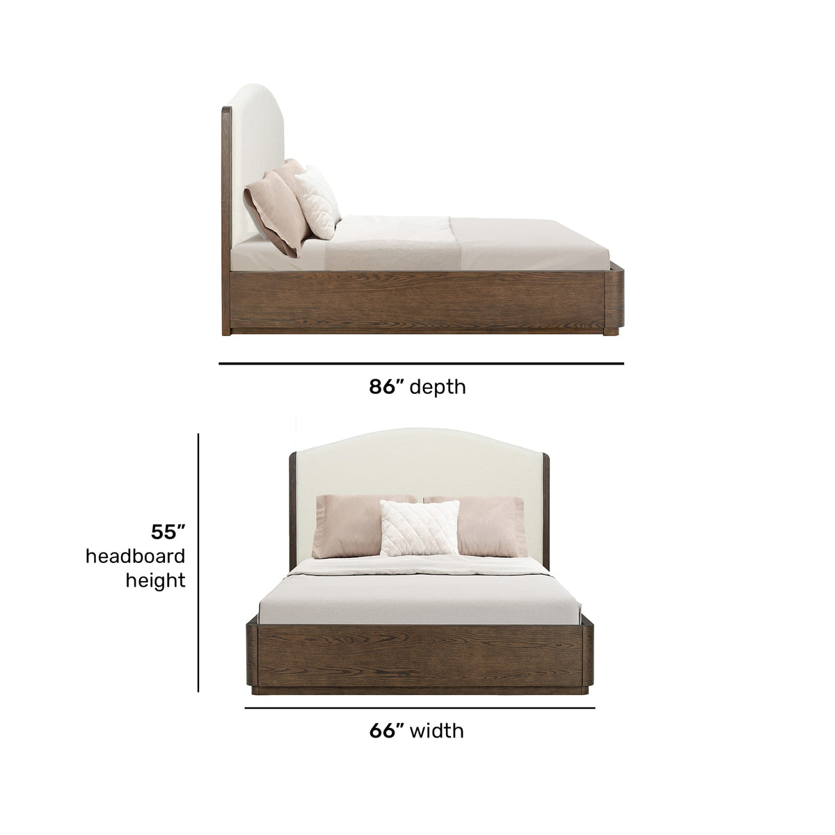 Flexsteel Athens Queen Upholstered Bed