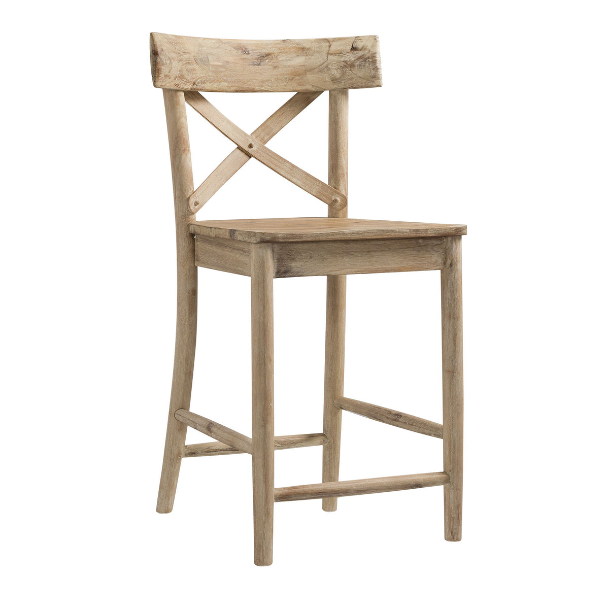 Callista - Round Counter Height 5 Piece Dining Set (Table And Four Stools) - Beach