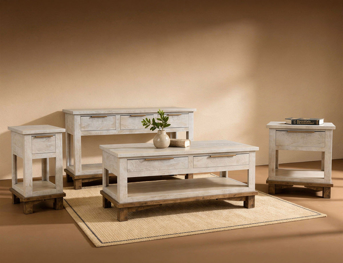 Loft - Cocktail Table - Beige / Gray