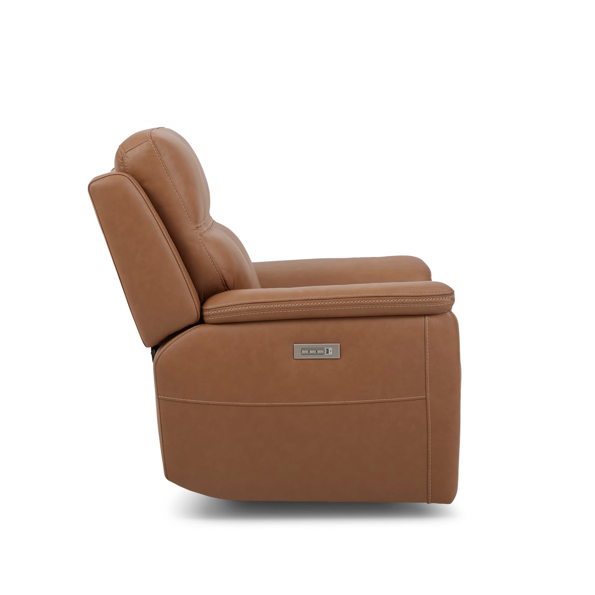 Flexsteel Sawyer Power Recliner with Power Headrest & Lumbar