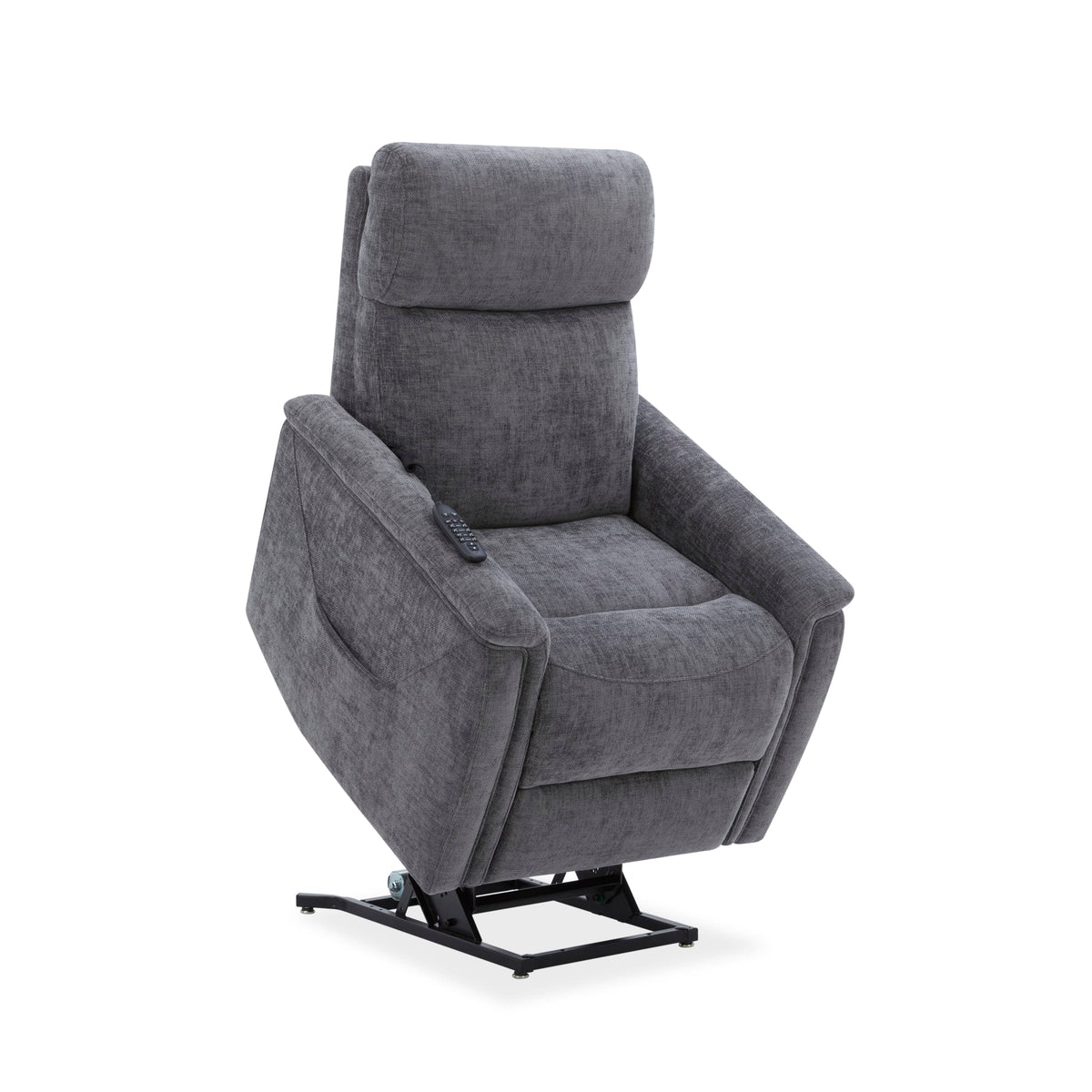 Flexsteel Luma Petite Petite Power Lift Recliner with Power Headrest, Lumbar, Heat & Massage