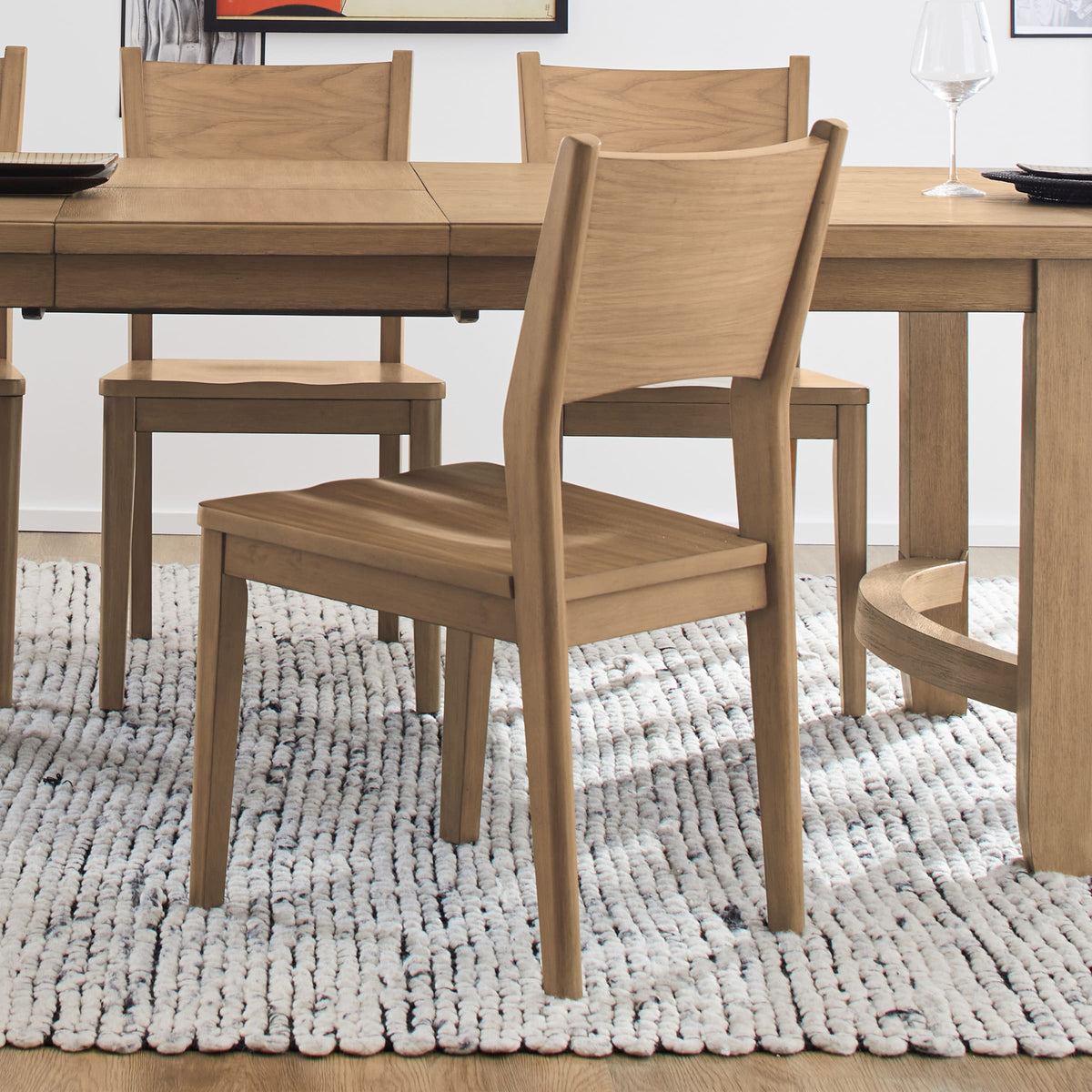 Flexsteel Normandy Pair of Wood Dining Chairs