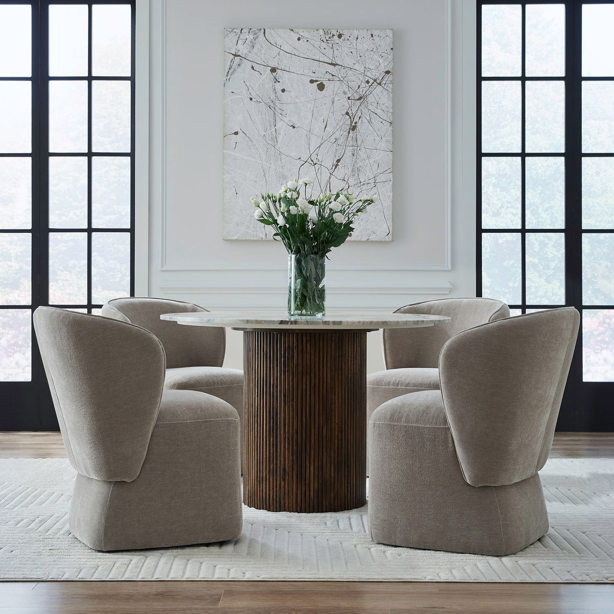 Accent Dining - Dining Chair With Casters