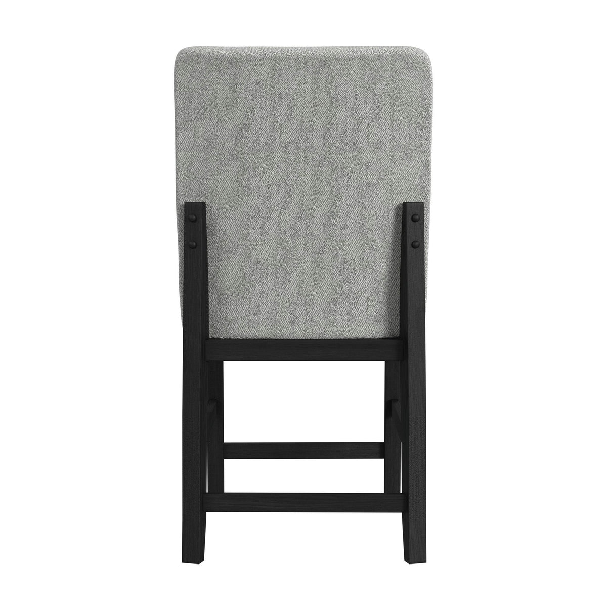 Portland - Square Back Counter Stool (Set of 2) - Black / Gray