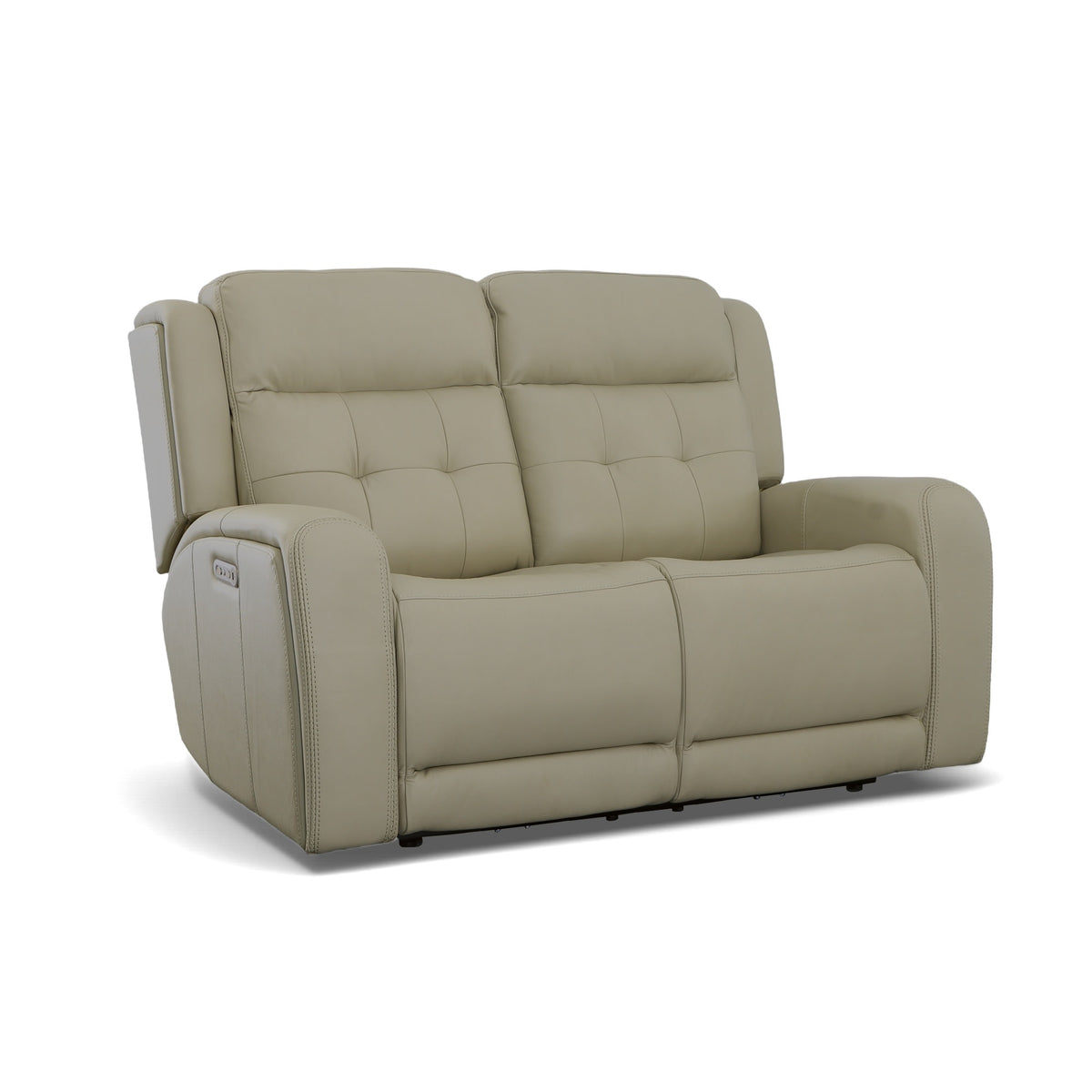 Flexsteel Grant Power Reclining Loveseat with Power Headrests