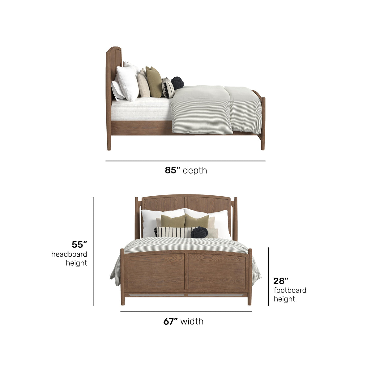 Flexsteel Verona Queen Panel Bed