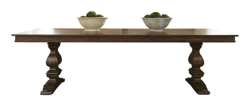 Clearance: Double Pedestal Dining Table