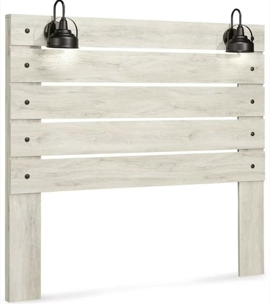 Clearance: Cambeck Queen Panel Headboard – Whitewash
