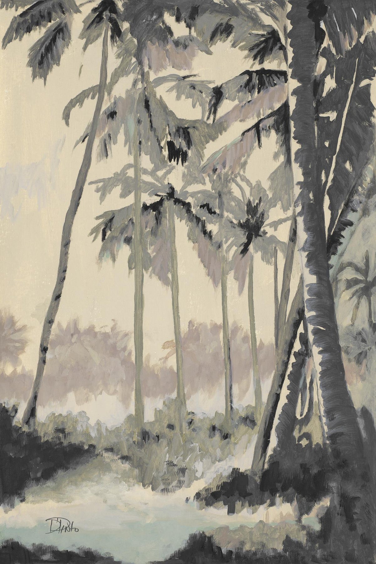 Tropical Forest By Patricia Pinto (Framed Small) - Beige