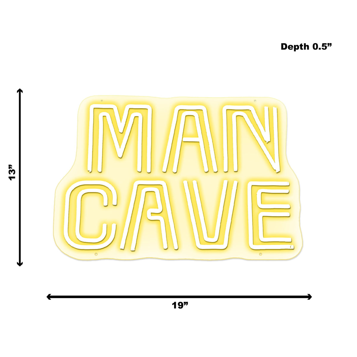 Neon Man Cave - Yellow