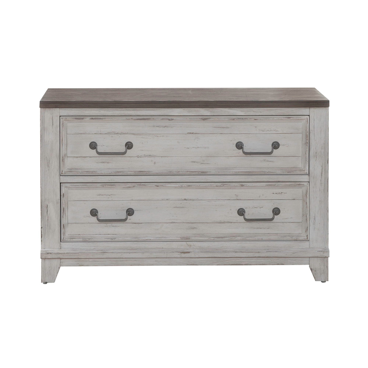 River Place - Curio Base - Riverstone White & Tobacco