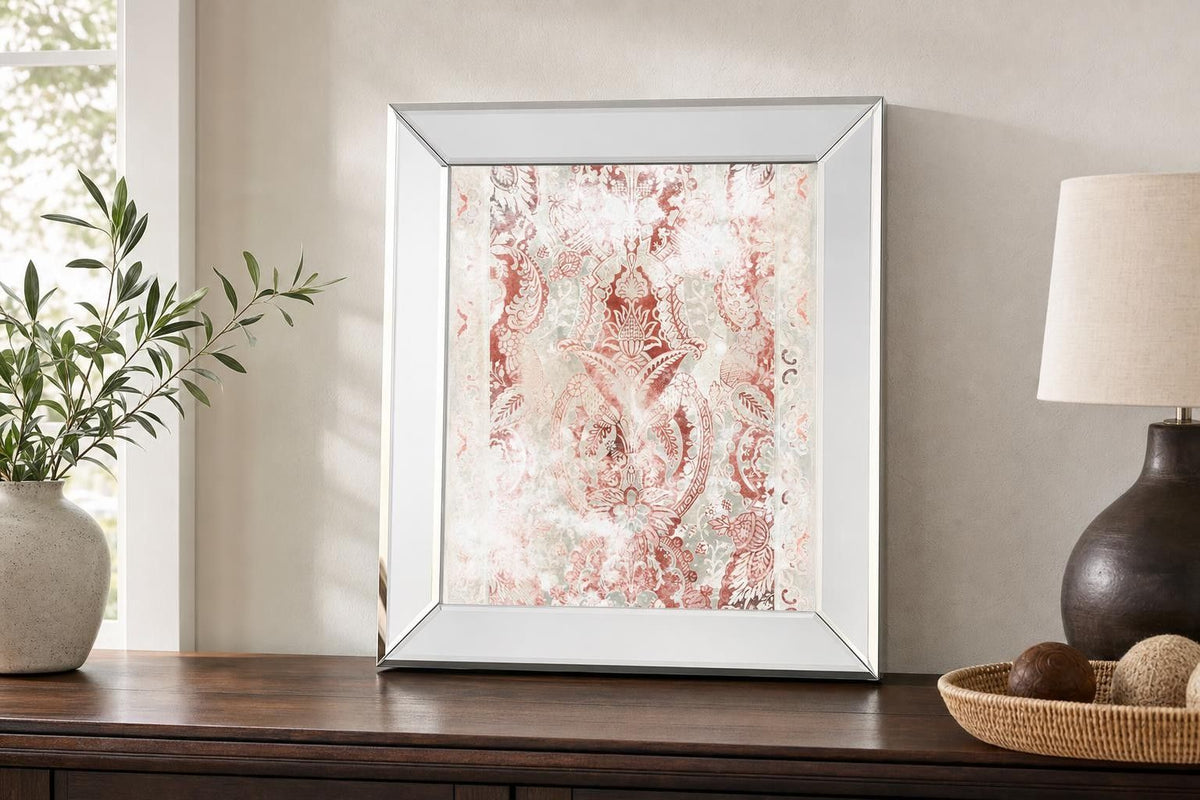 World Traveler Textile IV By June Erica Vess - Pink