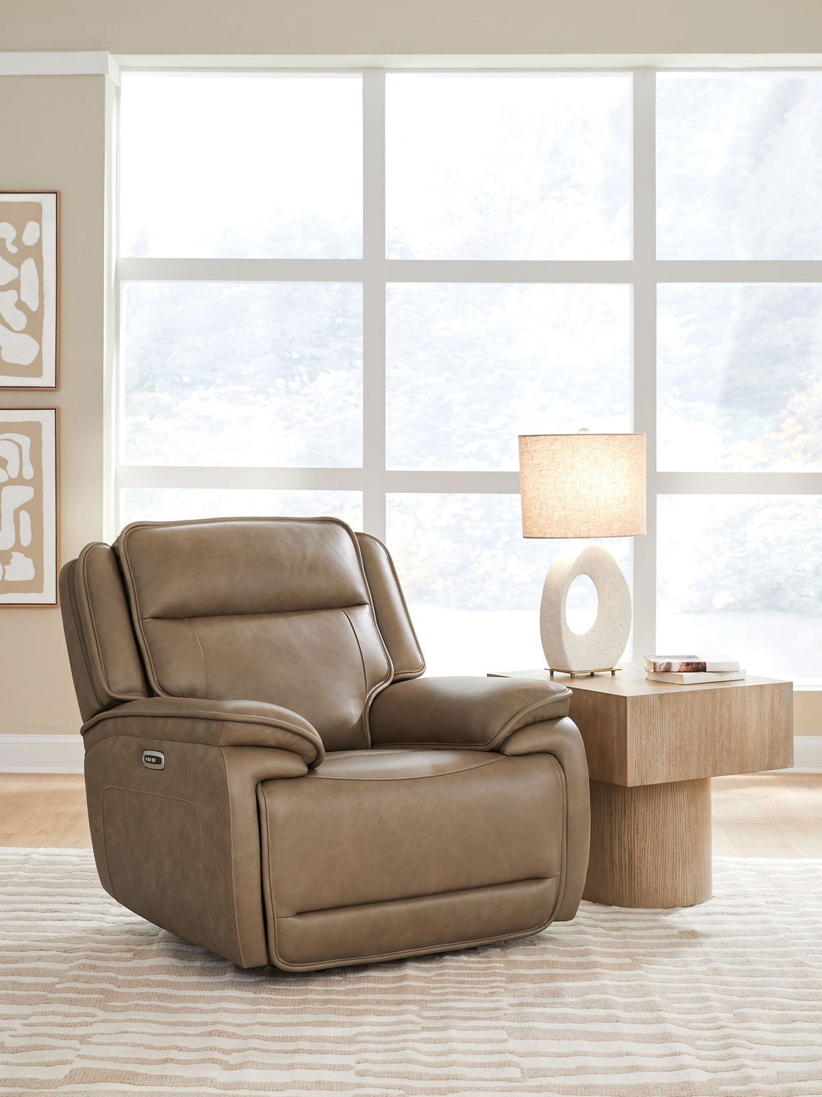 Glencroft - Power Recliner / Adjustable Headrest - Sahara