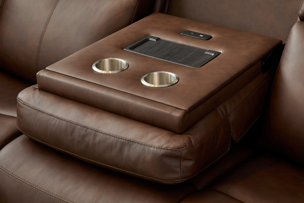 Flexsteel Alister Power Gliding Sofa with Power Headrests & Lumbar