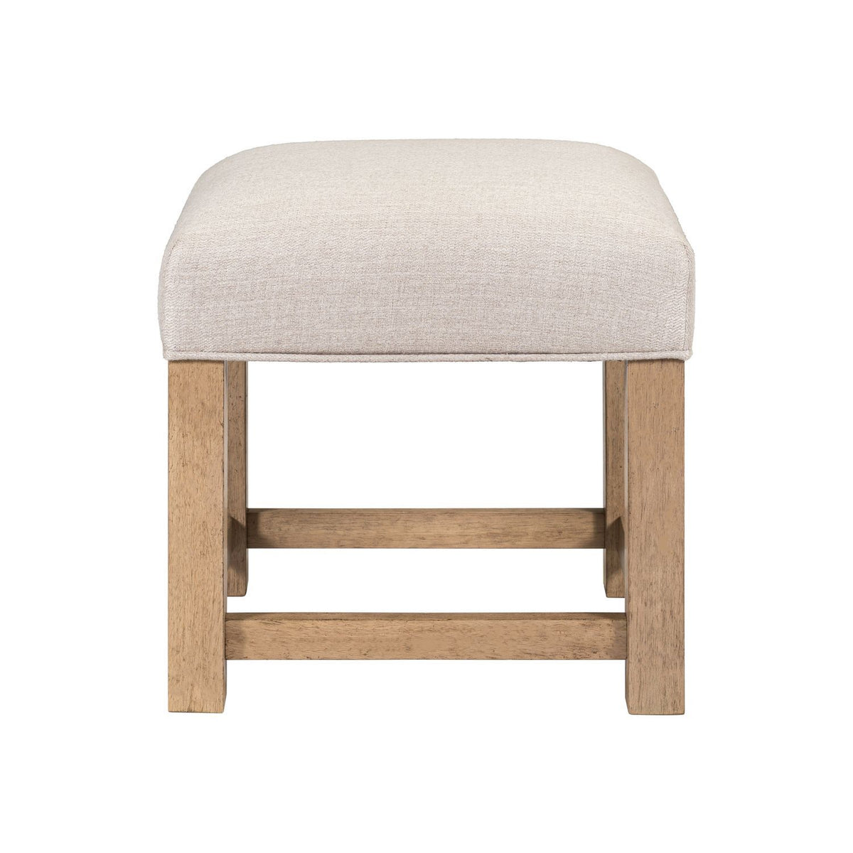 Corso - Upholstered Console Stool - Natural & Concrete