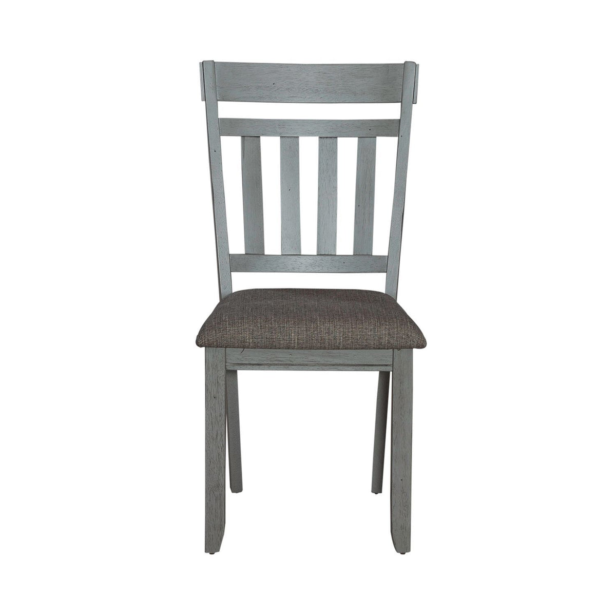 Newport - Splat Back Side Chair - Smokey Gray / Carbon Gray