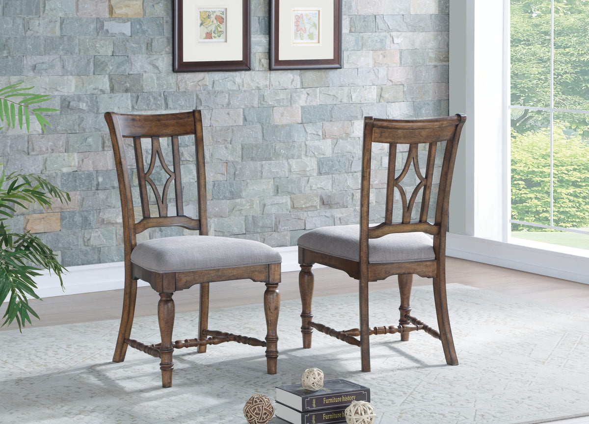 Flexsteel Plymouth Pair of Upholstered Dining Chairs