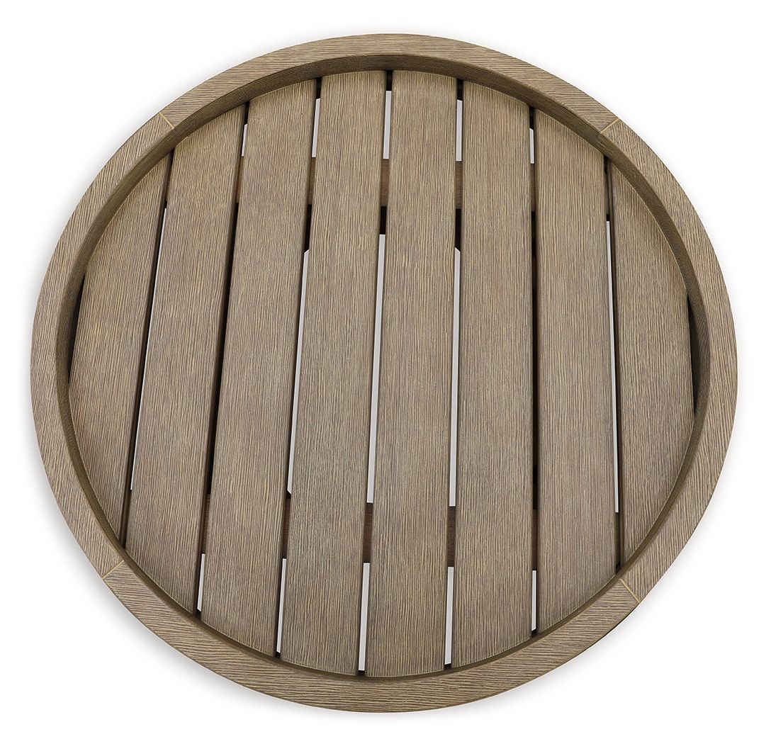 Marina Sun - Round End Table - Beige