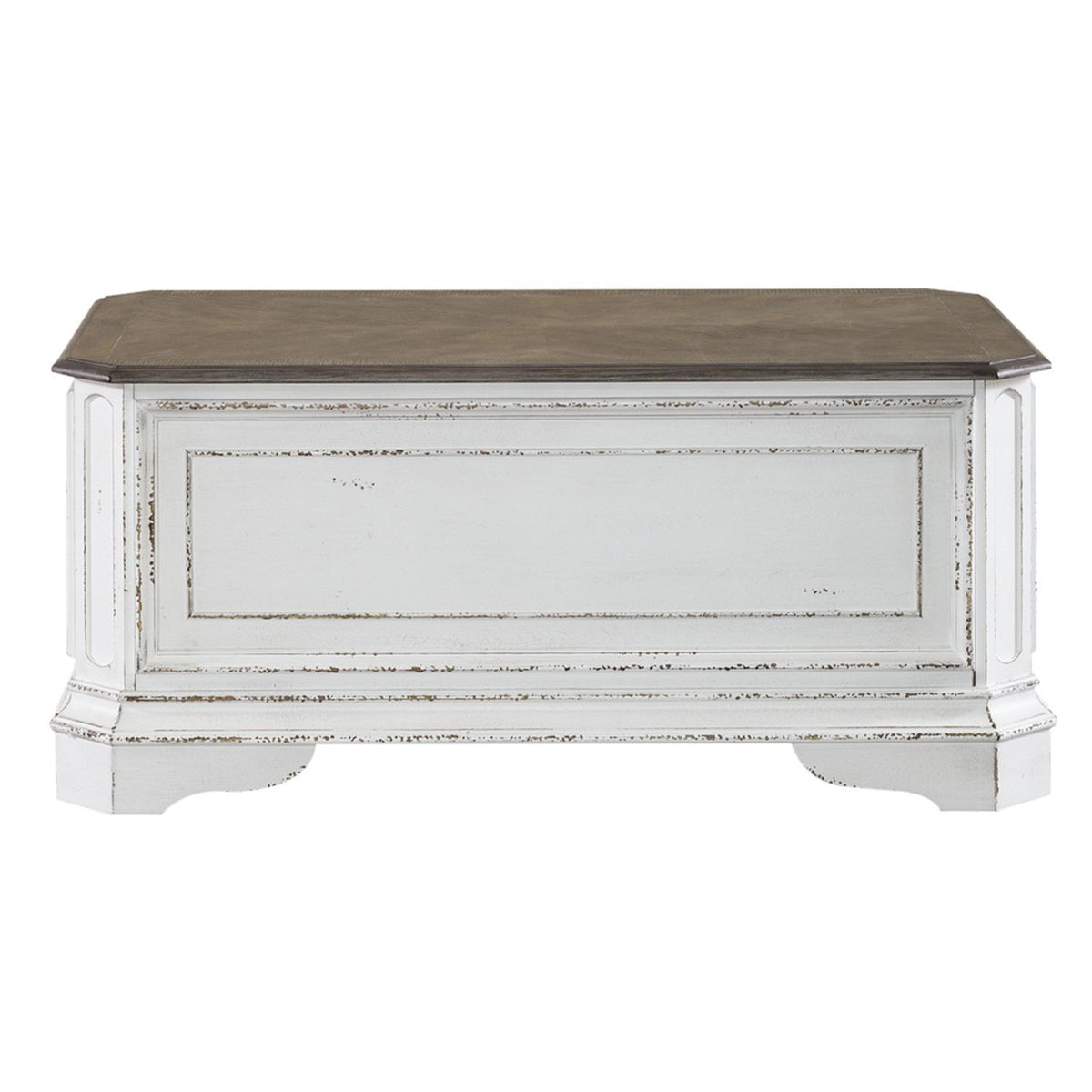 Magnolia Manor - Storage Trunk - Antique White