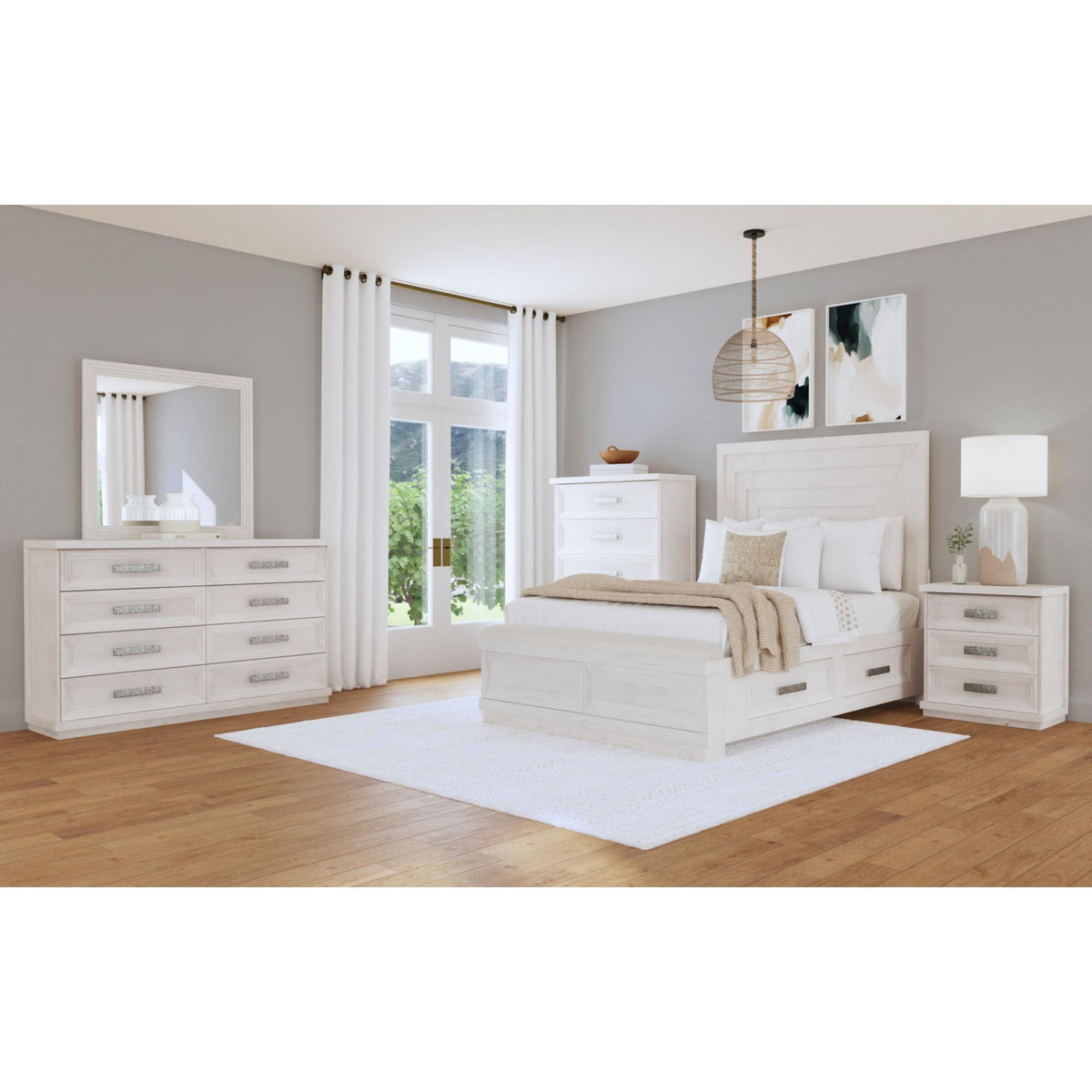 Avalanche - 5-Drawer Chest - Antique White