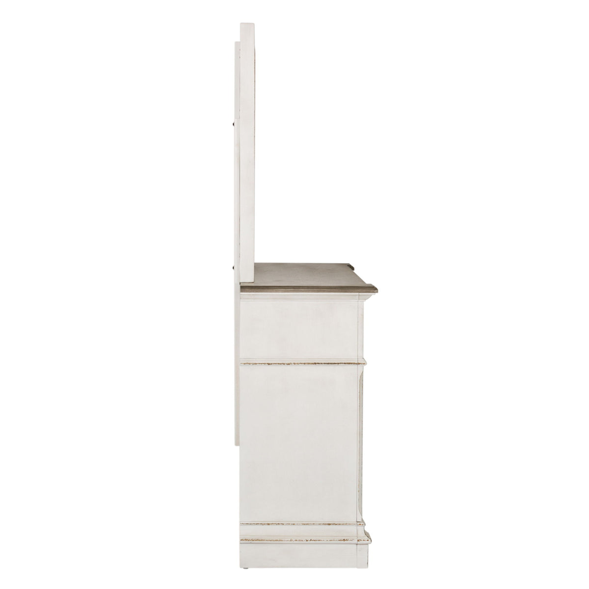 Abbey Park - Dresser & Mirror - Antique White