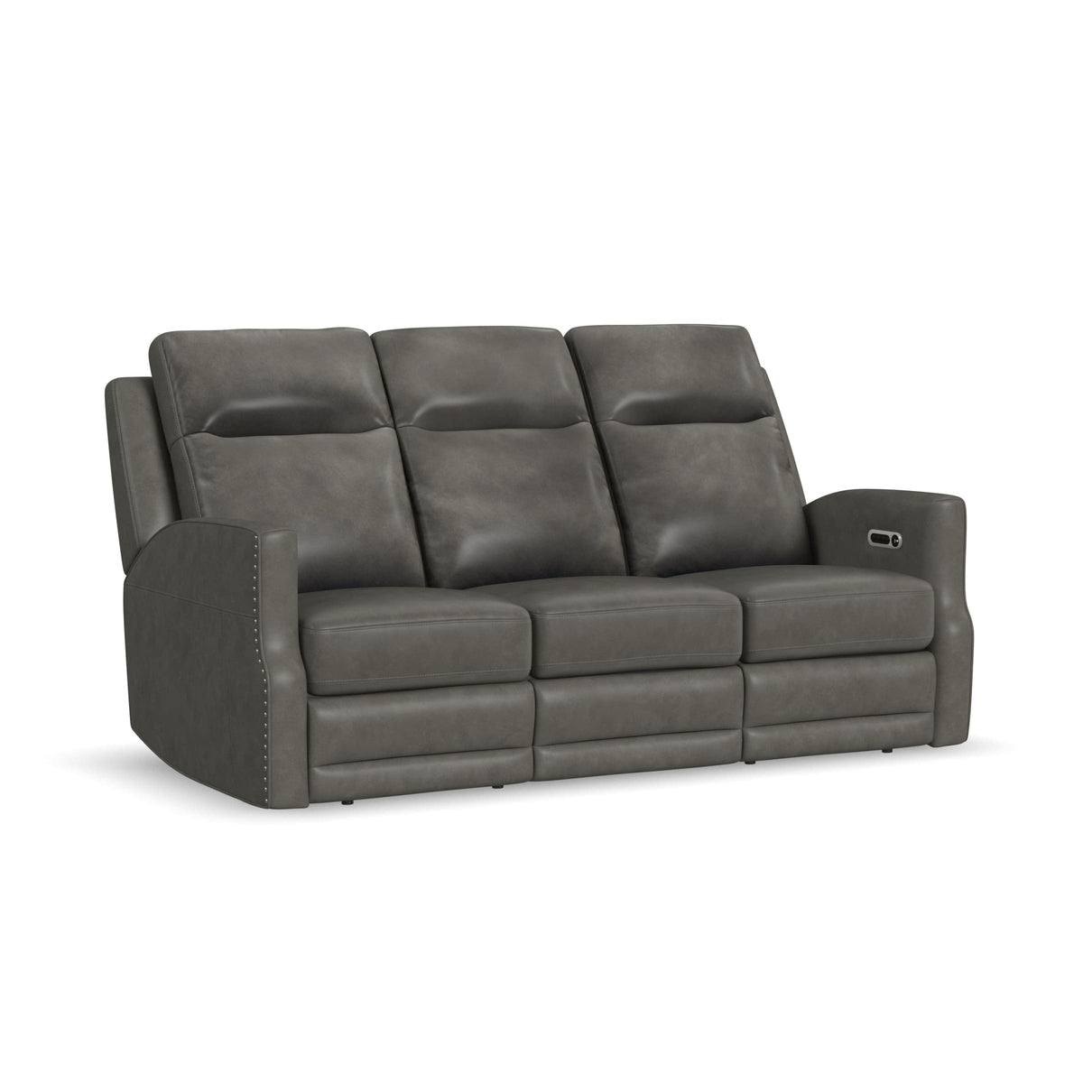Flexsteel Maxwell Power Reclining Sofa with Power Headrests and Lumbar