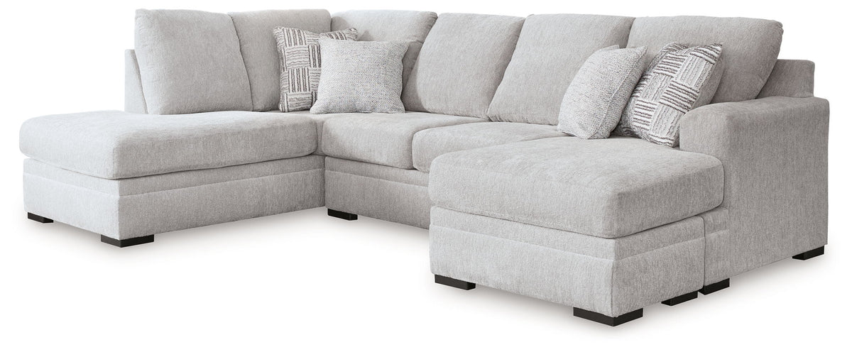 Gabyleigh 2-Piece Sectional with LAF Chaise – Nickel
