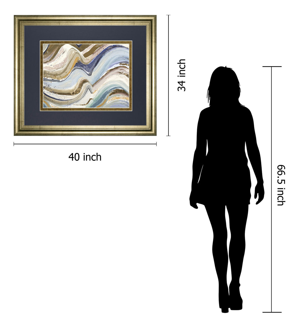 Earth Tone New Concept By Patricia Pinto - Framed Print Wall Art - Dark Gray