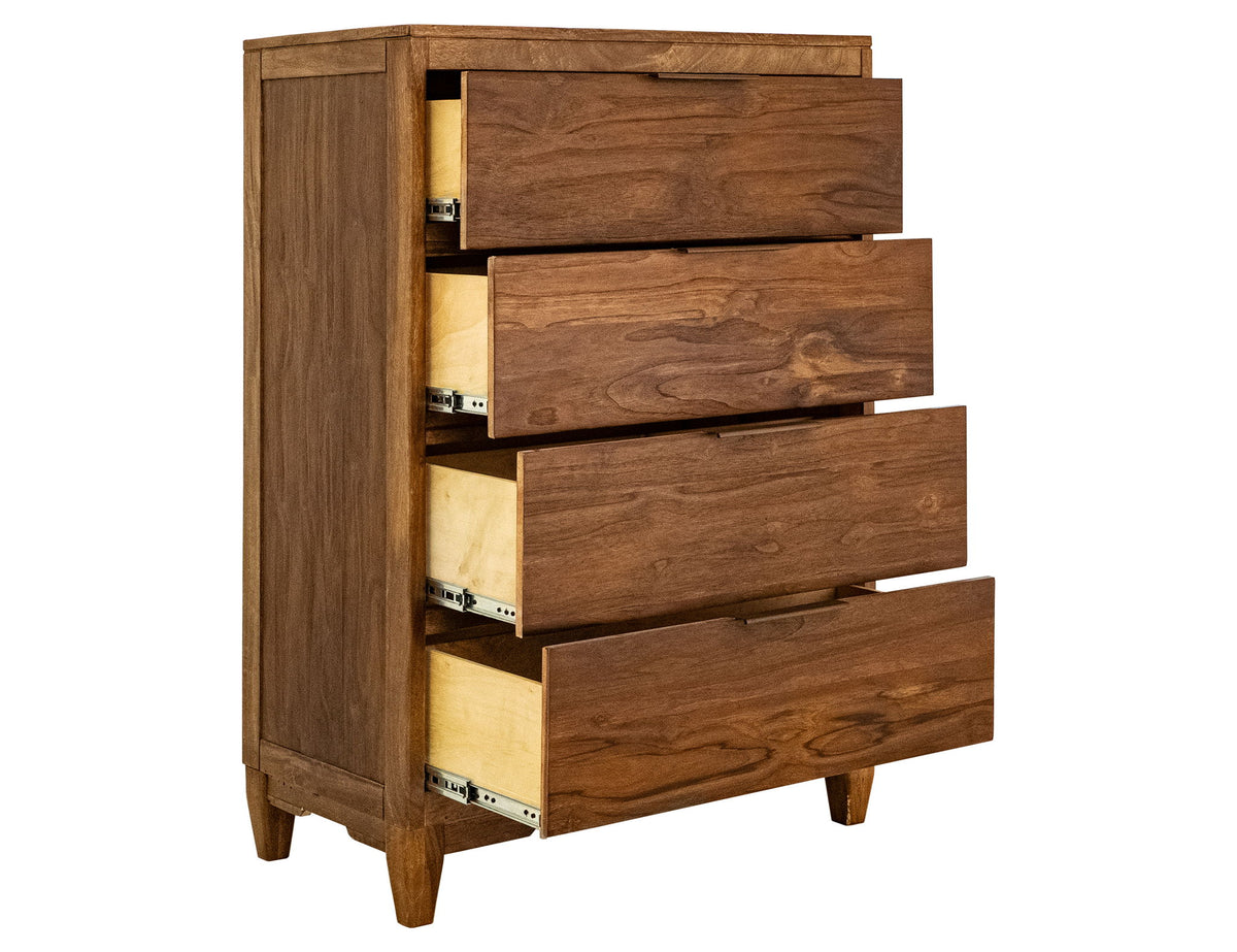 Sonora - 4 Drawer Chest - Brown