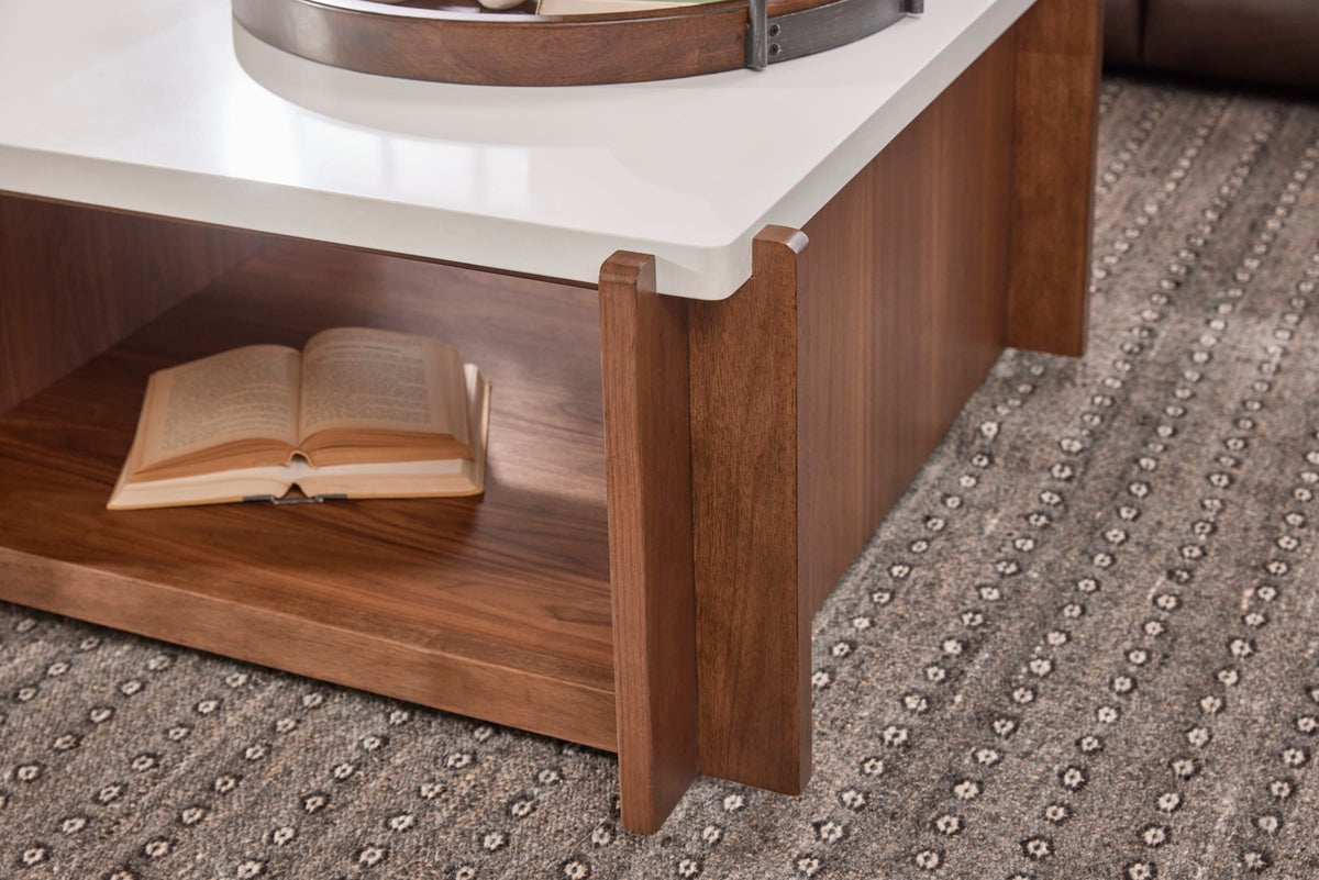 Flexsteel Lincoln Square Coffee Table with Casters