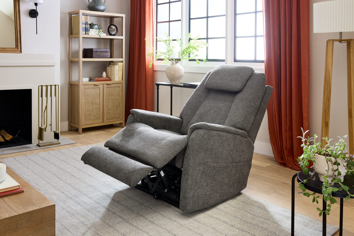 Flexsteel Zecliner Model 3+ Power Rocking Sleep Recliner with Power Headrest, Lumbar, Heat & Massage