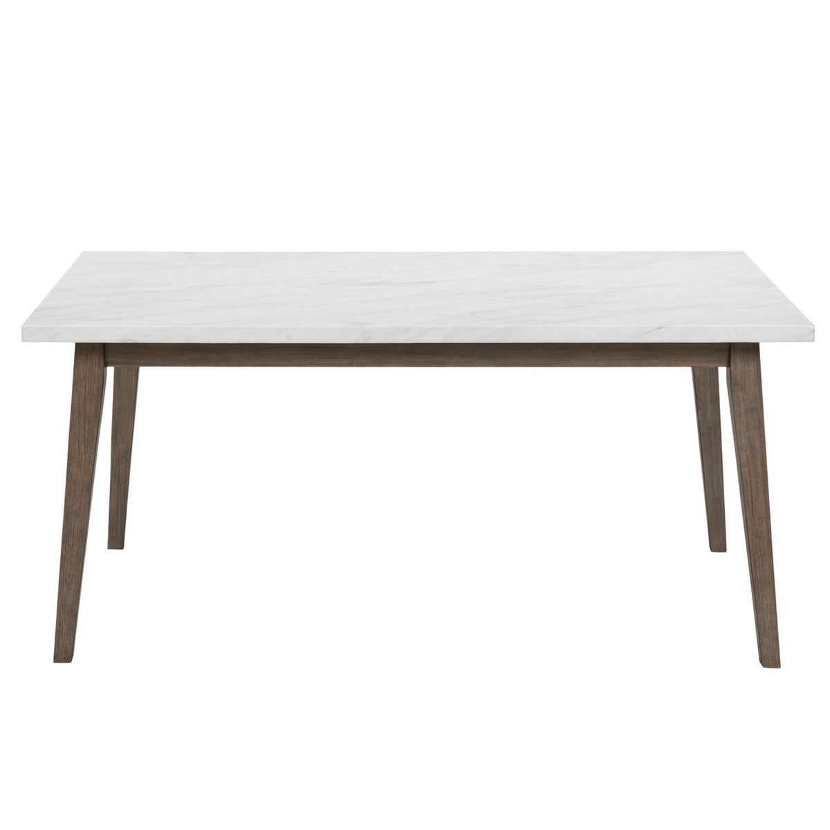 Edison - Rectangular Leg Table With Faux Marble Top - Brownstone