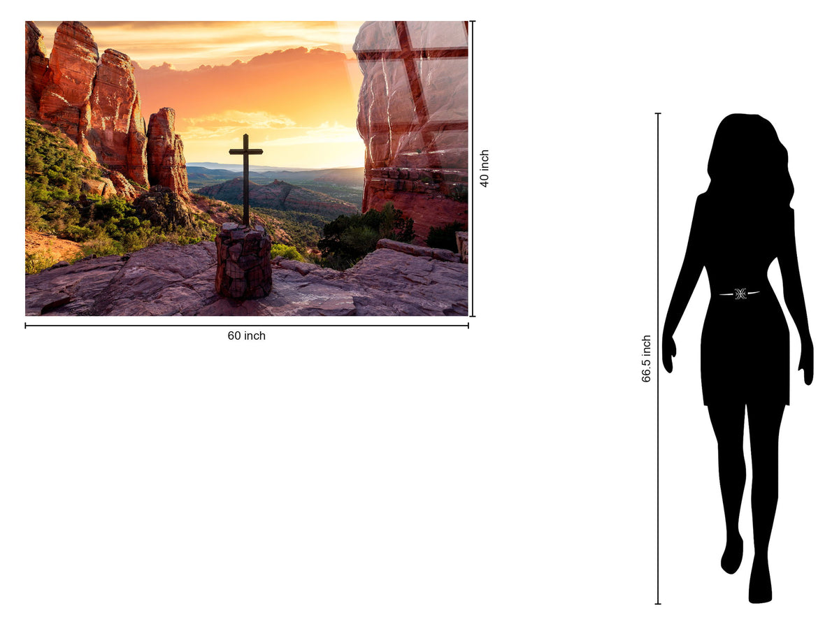 Canyon Devotion Tempered Glass With Foil - Red / Orange